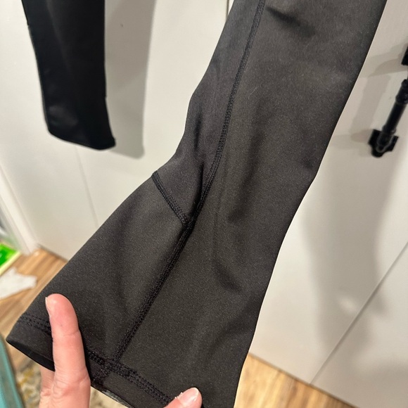 NWOT Fleece lined Black Streamlined Active Wear Set (2 pcs) Top and Bottoms XXL - Picture 13 of 16